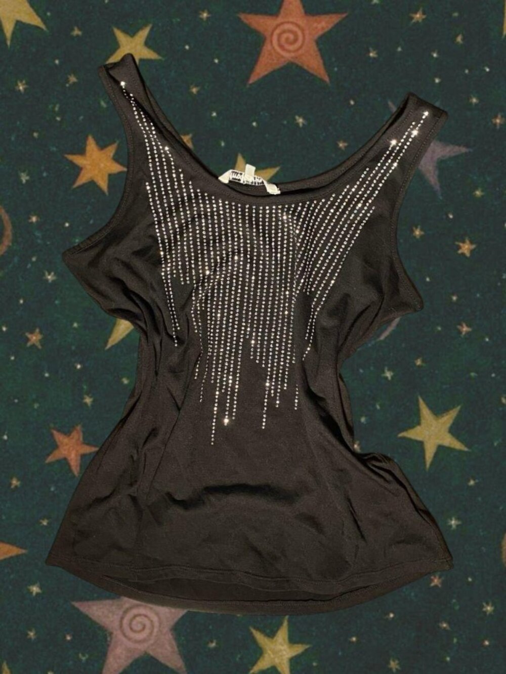 Vintage Y2K Sequin Tank Top